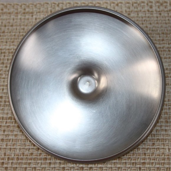 VINTAGE FARBERWARE 7.25" REPLACEMENT LID ONLY STAINLESS BLACK KNOB - Picture 13 of 14